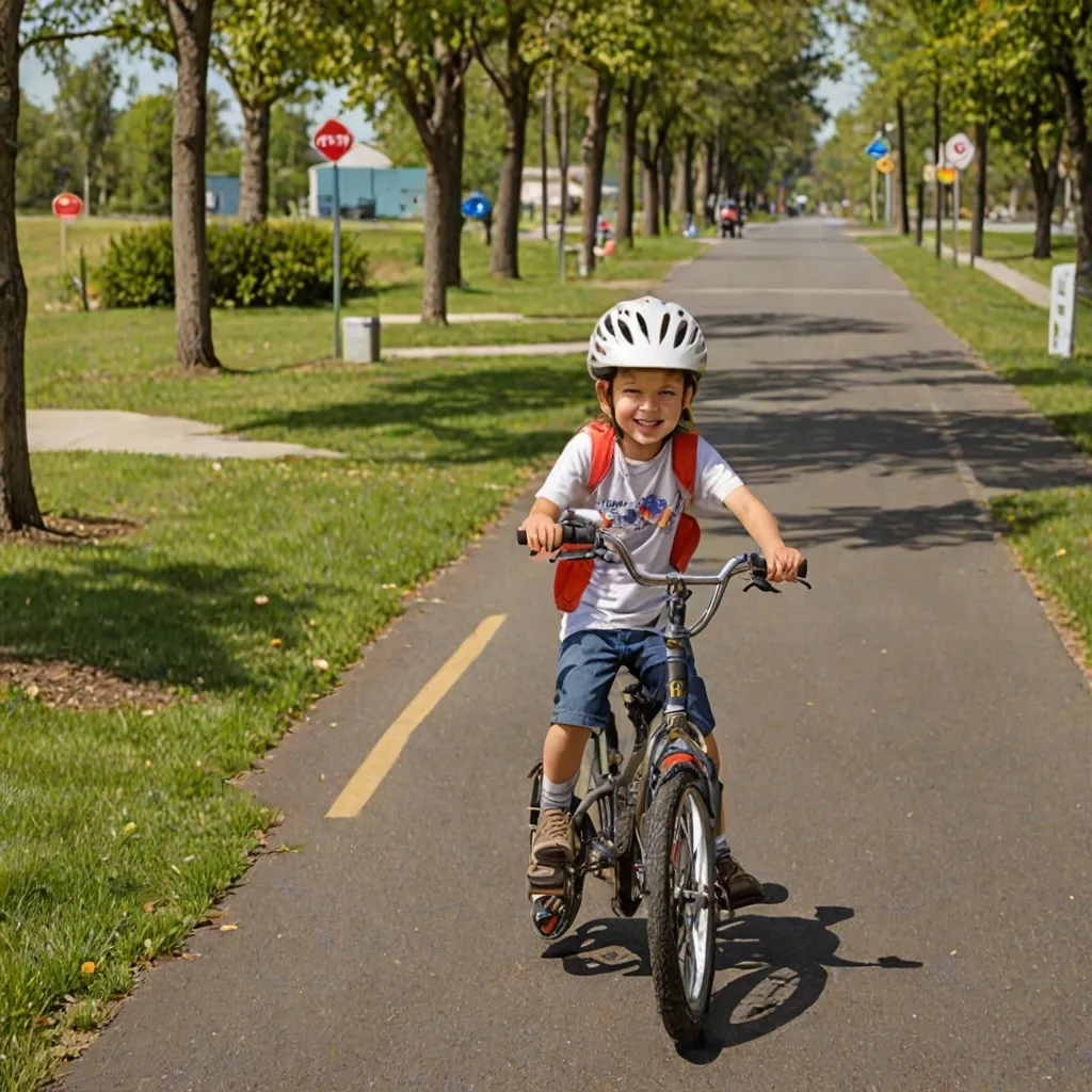 Wskazówki dotyczące bezpiecznej jazdy na rowerze dla dzieci